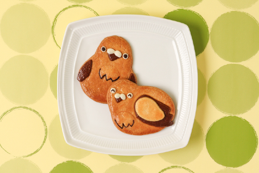 幸せのはとクッキーのイメージ